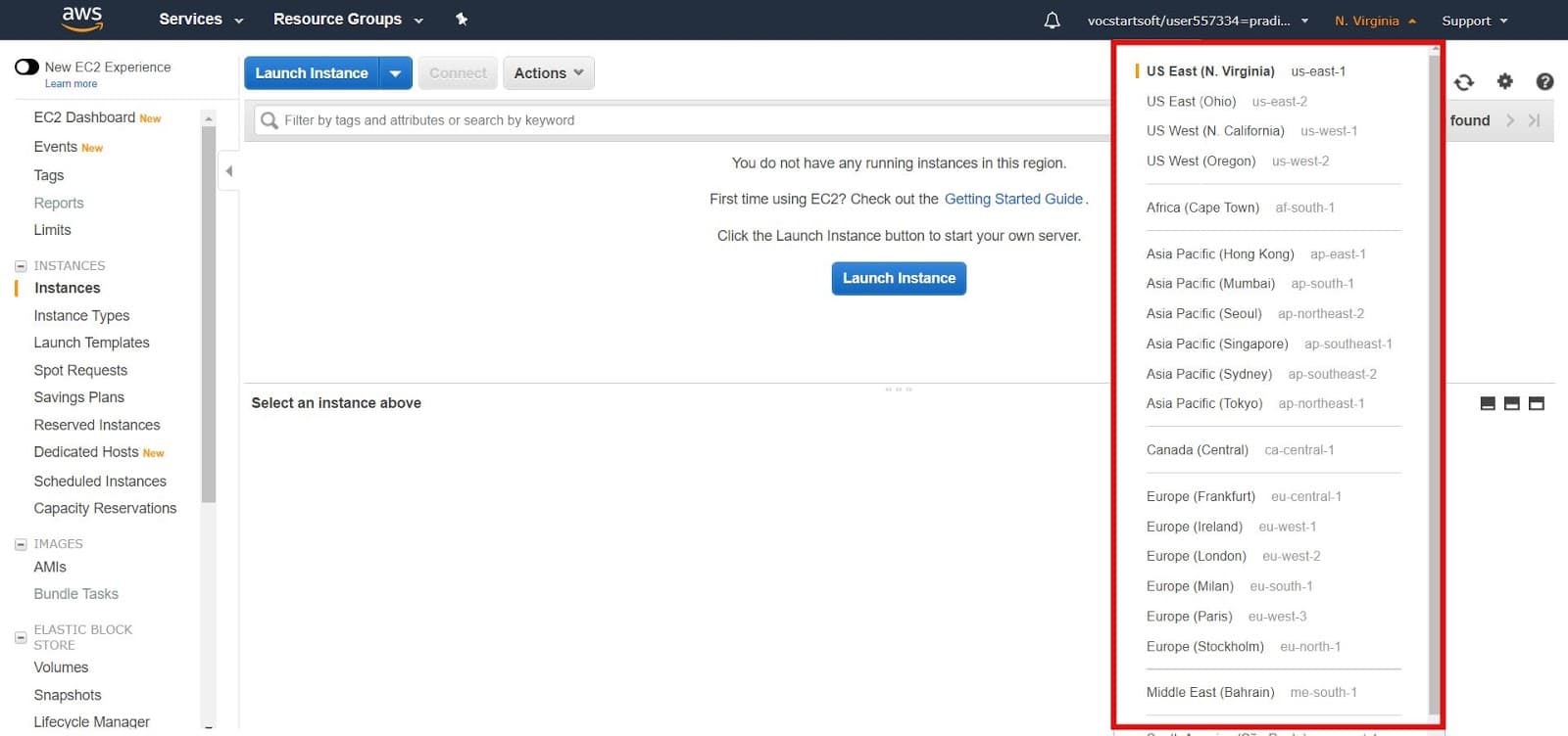Launching an EC2 Instance