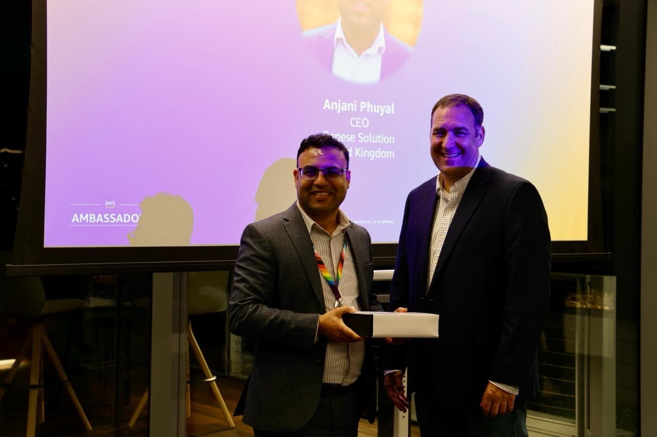 CEO of Genese Solution, recognised as Top AWS Ambassador at the AWS Global Summit