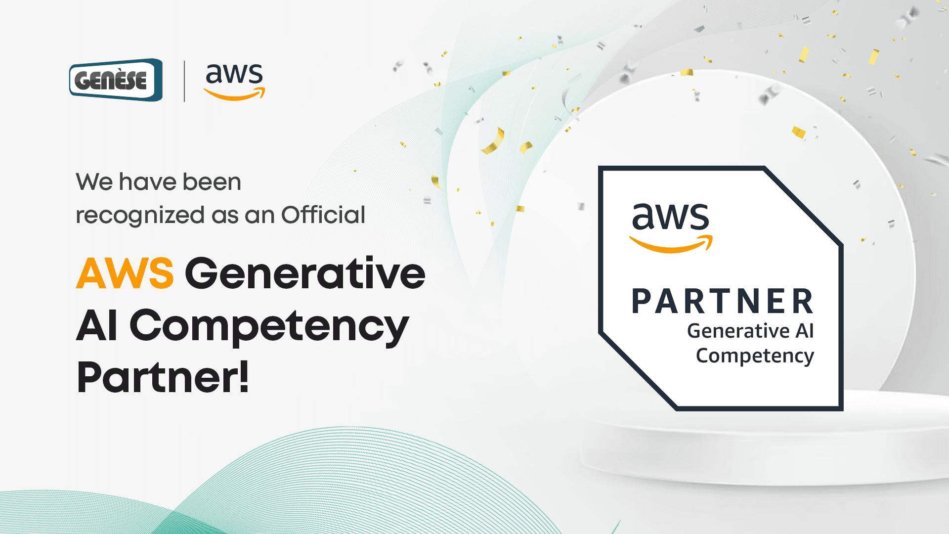 Genese Solution Achieves AWS Generative AI Services Competency